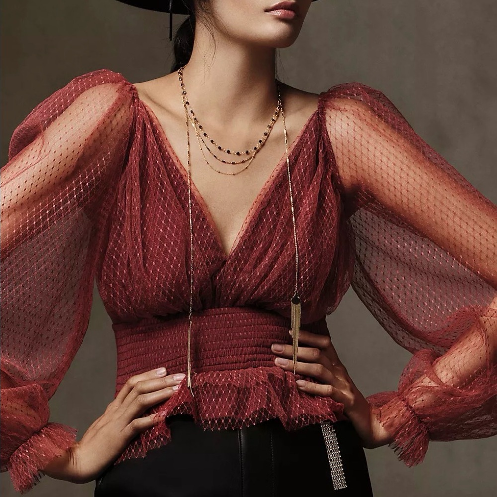 Tulle Blouse